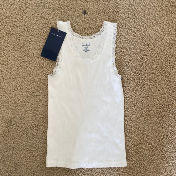 Brandy Melville Tops Brandy Melville Ronnie Lace Long Tank Poshmark